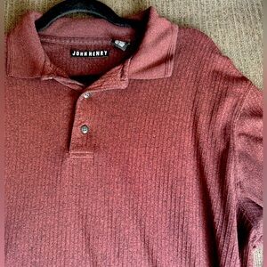 John Henry Collared Long Sleeve Shirt